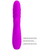 Pretty Love Vibro Rabbit à poussée Melanie Pretty Love 21cm Violet